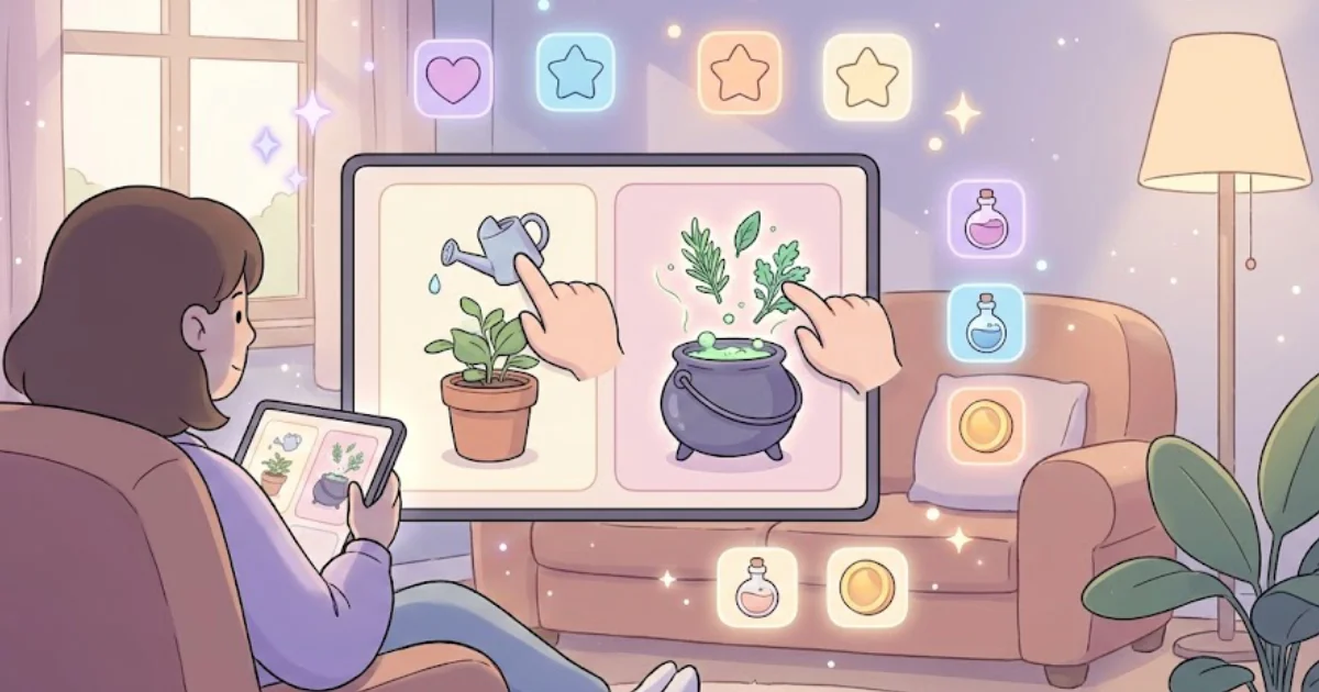 soft tasks psychology in relaxing mobile games