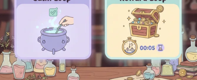Calm Loops Psychology: Calm Loops vs Reward Loops in Games article artwork