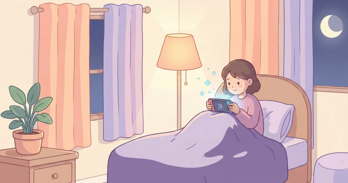 cozy games stress relief evening routine