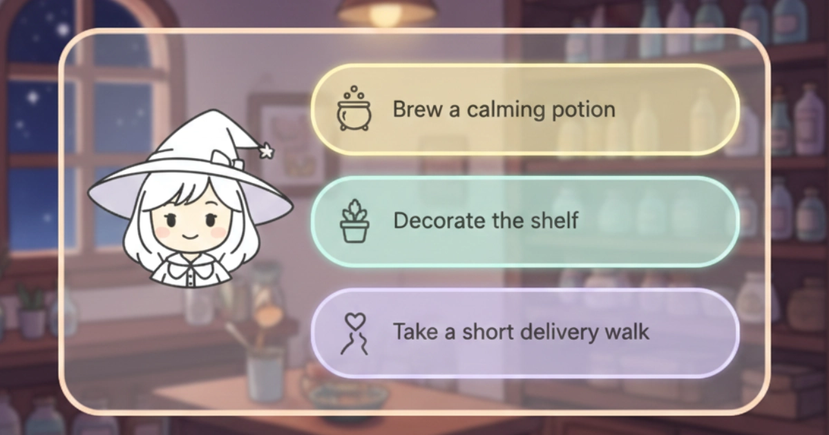 cozy games wellness and the calming effect of gentle player choice