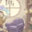 cozy tiny moments in a gentle alchemy shop detail
