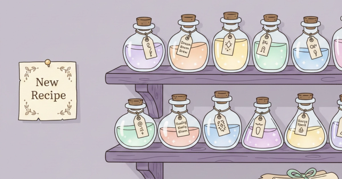 crafting therapeutic satisfaction from organizing crafted items 