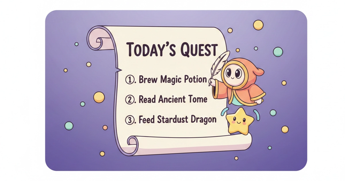 doing less peaceful small tasks in a cozy game interface