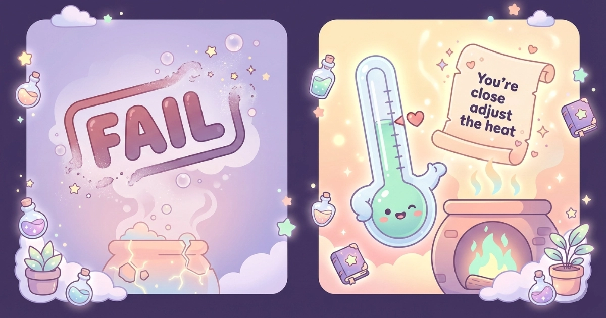 gentle feedback anxiety comparison between punishment and guidance