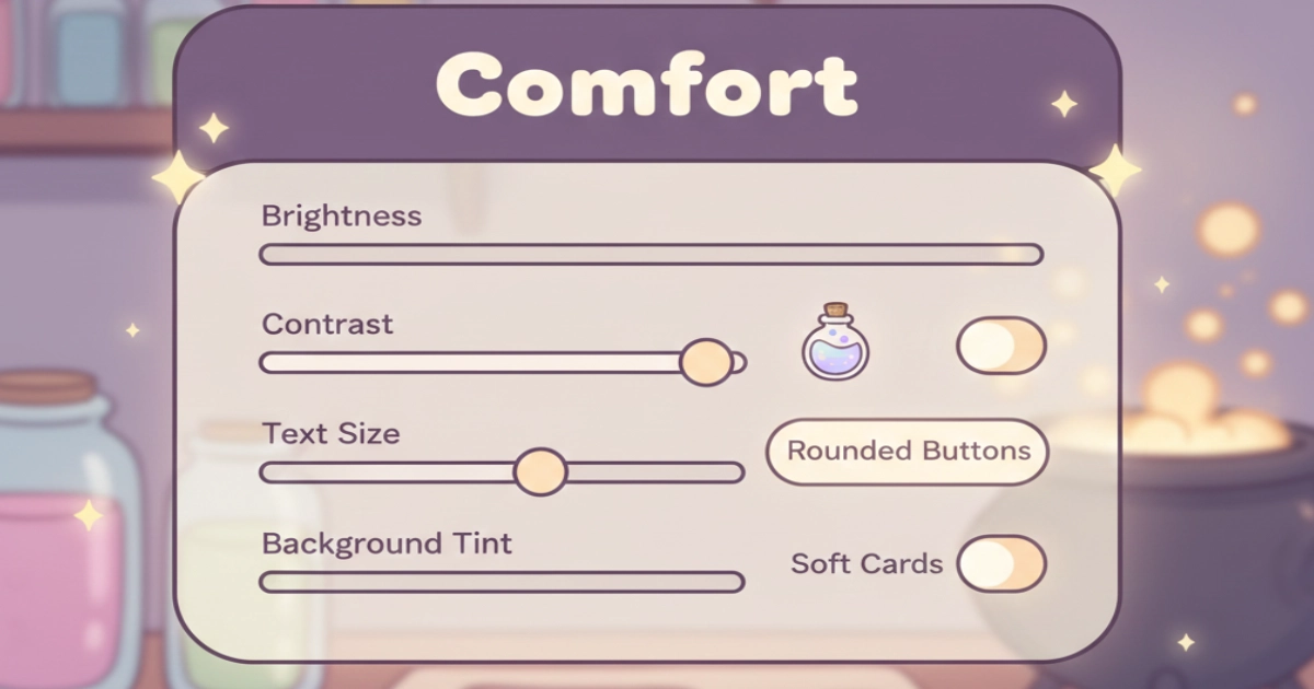 Why Low Contrast Design Reduces Visual Stress