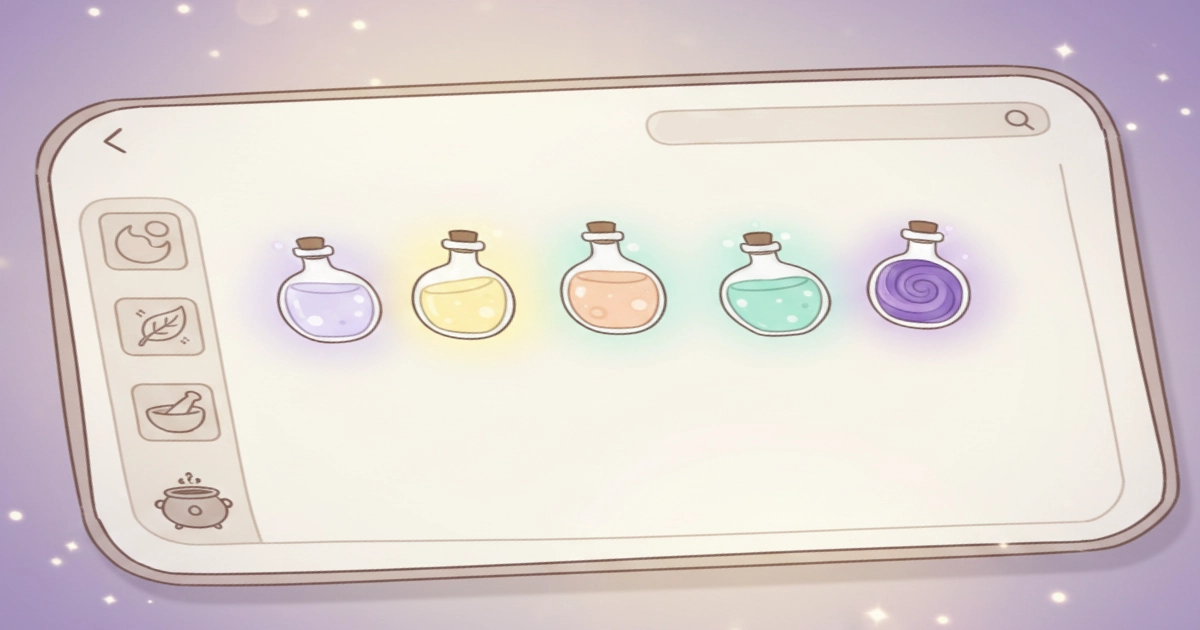 pastel palettes cognitive load in cozy game UI layout