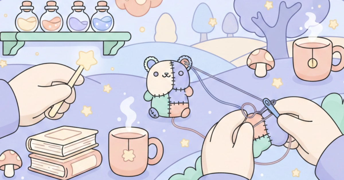 cozy games emotional regulation through small tasks