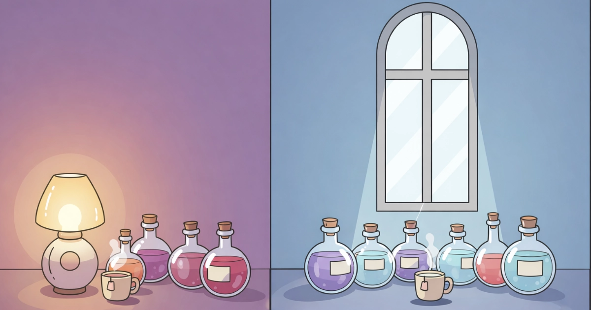 Warm light cozy: Warm Light vs Cool Light (Science Explained)